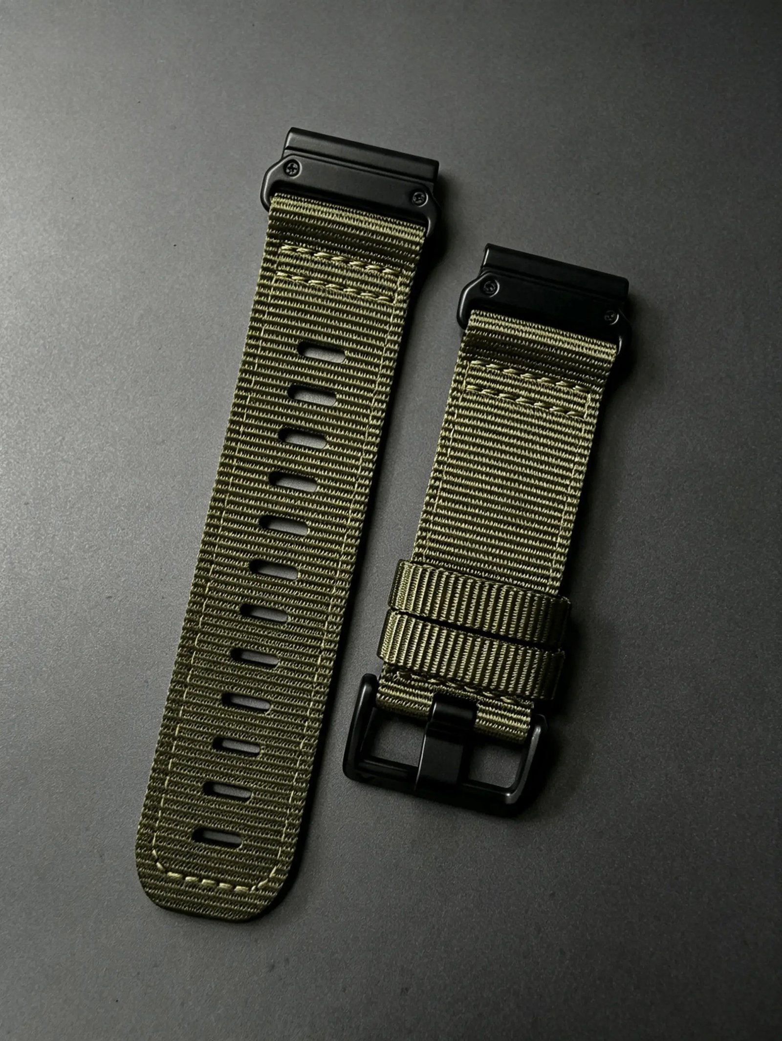PULSO NYLON QUICKFIT 26 MM VERDE MILITAR