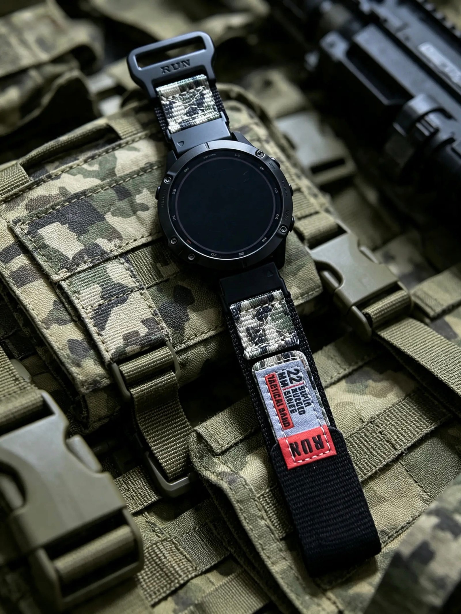 PULSO QUICKFIT VELCRO 22 MM TACTICAL MILITAR