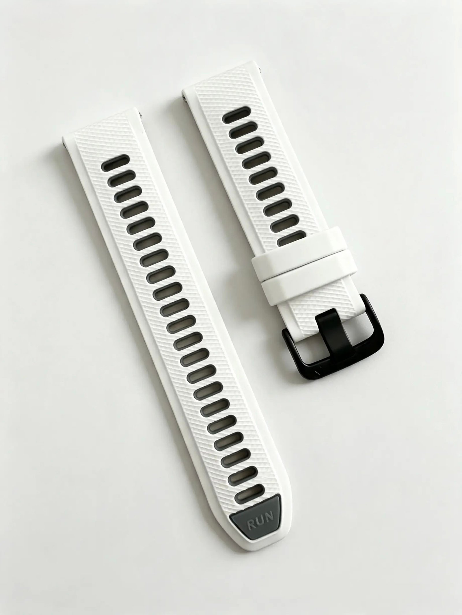 PULSO QUICK RELEASE 22 MM  BLANCO/GRIS
