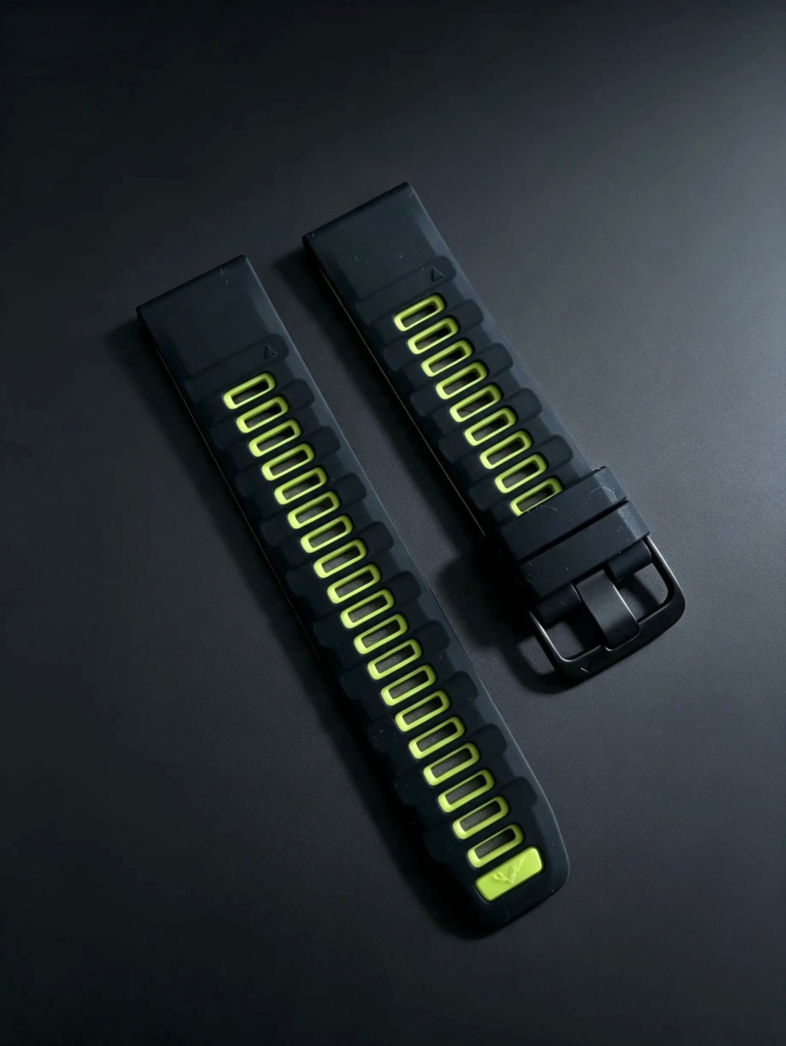 PULSO QUICK RELEASE 22 MM NEGRO/VERDE